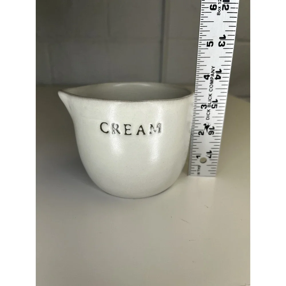 Hearth & Hand‎ Magnolia Stoneware Cream Cellar Creamer New